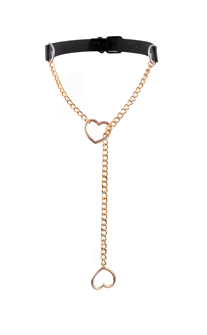 Leather Choker Collar