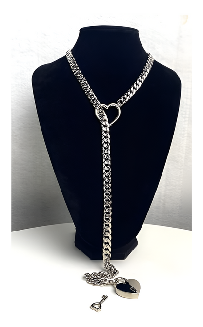 Lock & Key Slip Chain