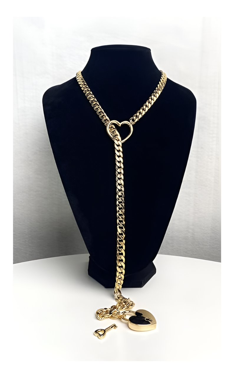 Lock & Key Slip Chain