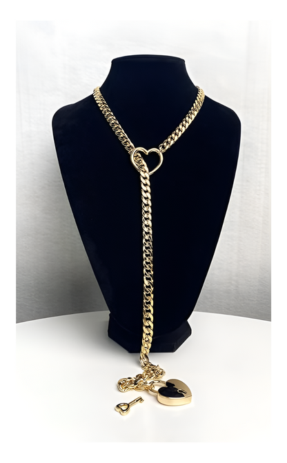 Lock & Key Slip Chain