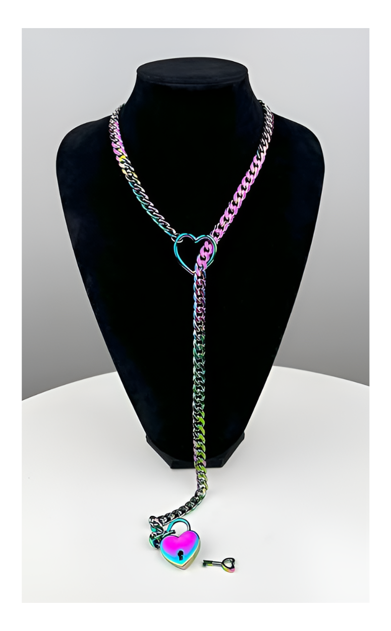 Lock & Key Slip Chain