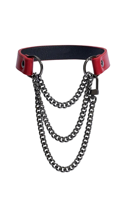 Breathless Leather Choker Collar