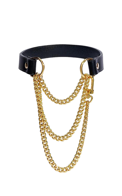 Breathless Leather Choker Collar