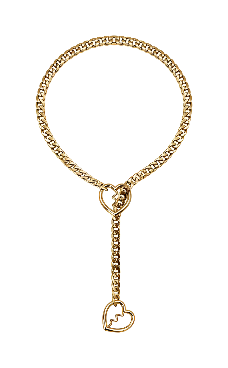 Broken Heart Slip Chain