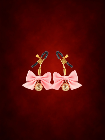 Golden Bow Bells Clamps